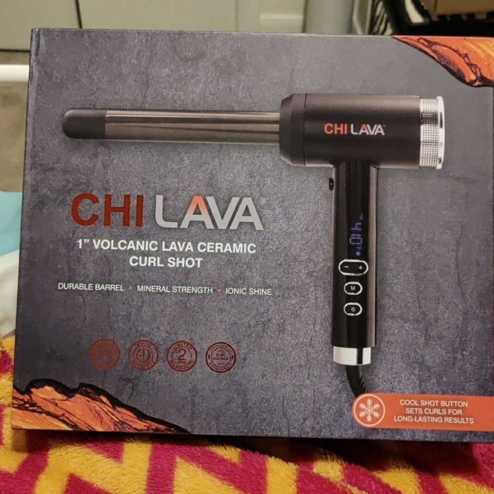 CHI Volcanic Lava Ceramic curl shot